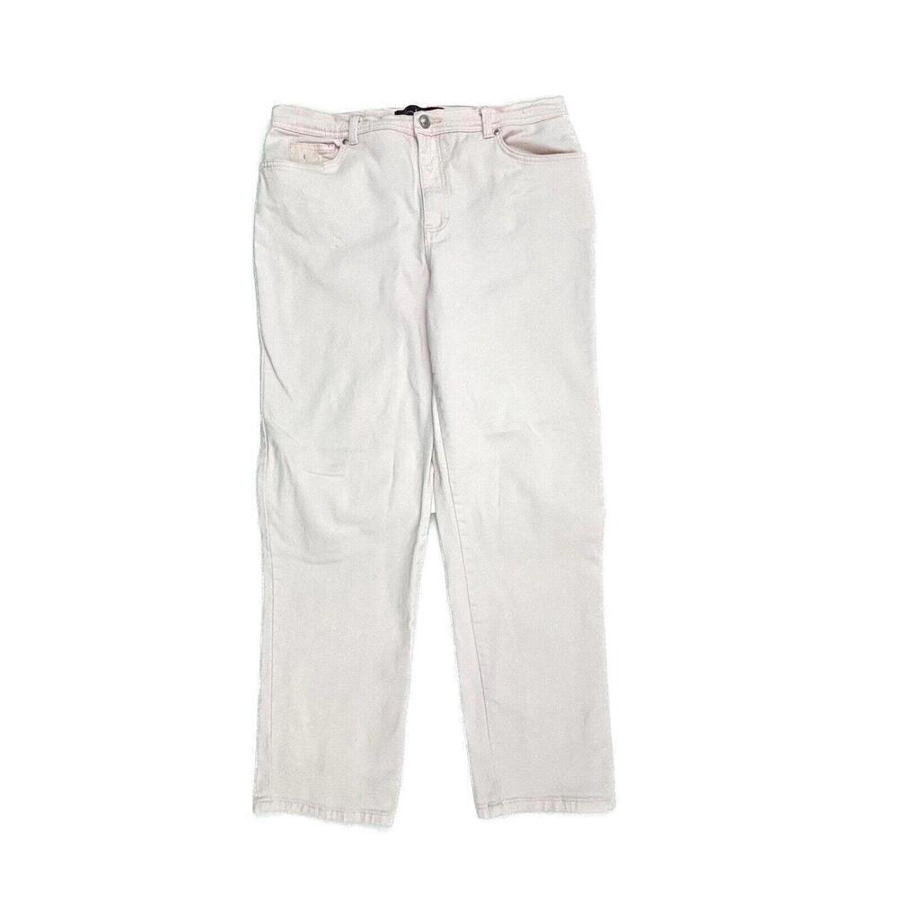 Gloria Vanderbilt Pale Pink Straight Leg Jeans